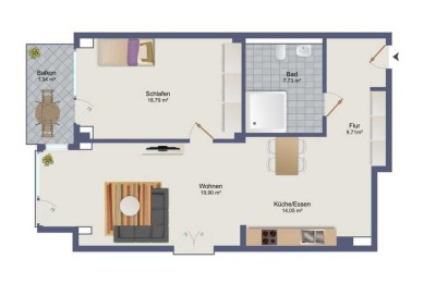 Wohnung zu vermieten