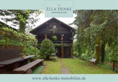 Uriges Blockhaus als Ferienhaus in idyllischer Dorfrandlage am Harzrand ...
