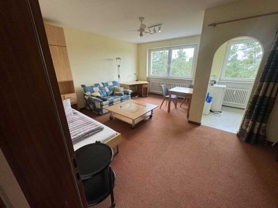 Voll möblierte Wohnung Wohnung mit Blick ins grüne für 2 Personen
