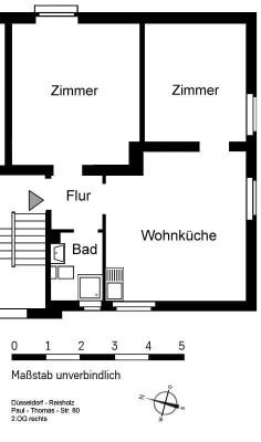 Gemütliche 2-Zimmer-Wohnung mit Balkon