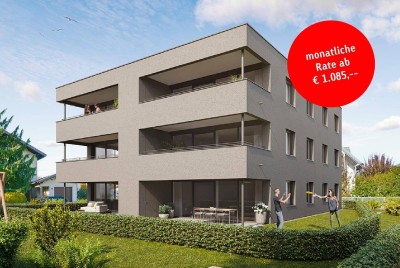 4-Zimmer-Terrassenwohnung mit Südausrichtung