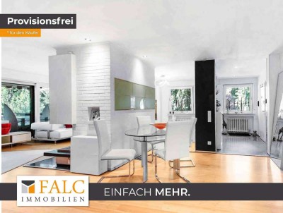 Repräsentatives Wohnen mit Charme: Stilvolle Eigentumswohnung mit Südloggia, Kamin und Garage!