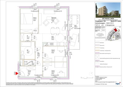 4-Zimmer-Wohnung mit Balkon, Top 18