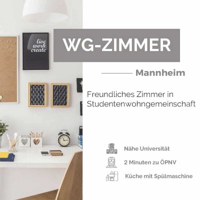 WG Zimmer Nähe Marktplatz Mannheim