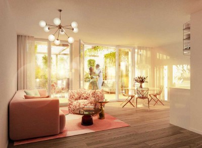 Alltag ins Schöne verwandelt: 4 Zimmer, 2 Bäder für Family & Home-Office