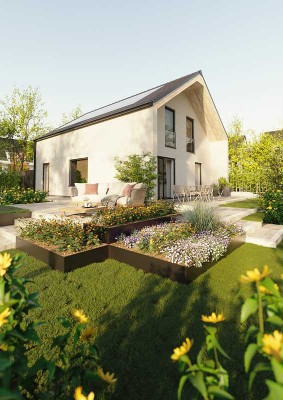 Ein Nest mit Herz – nach Ihren Wünschen und Bedürfnissen, auf einem großen Grundstück massiv gebaut.