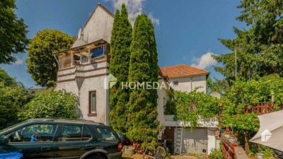 In ländlicher Idylle: Rohdiamant (als EFH oder MFH nutzbar) mit Terrasse, Wintergarten und Sauna