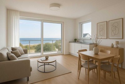 PROVISIONSFREI * MEERPANORAMA
Exklusive 2 Zimmer Penthouse Wohnung mit Weitblick über das Meer!