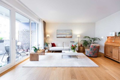 Etagenwohnung mit großem Balkon, Aufzug und Tiefgarage
