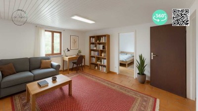 Charmant, großzügig, vielseitig – Maisonettewohnung mit Garten, Terrasse und Scheune in Loffenau