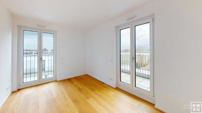 Helle und gut geschittene 4-Zimmer-Wohnung mit Dachterrasse