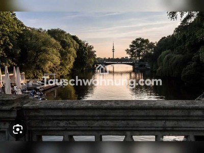 Tauschwohnung: Gut geschnittene 3-Zi Wohnung an der Alster in HH Zentrum