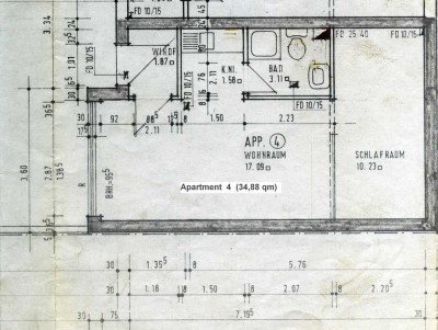 1-Zimmer Wohnung, in Darmstadt-Arheilgen