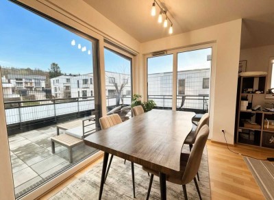 Lichtdurchflutetes Penthouse mit großer Dachterrasse in Heidingsfeld