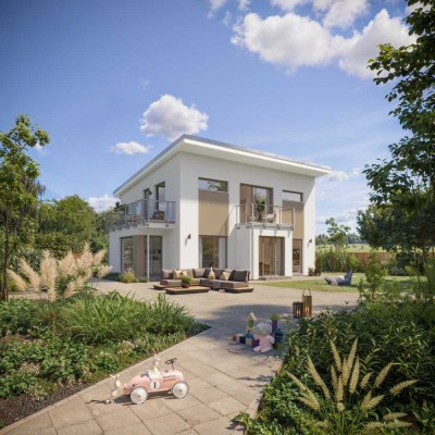 LIVING HAUS - INDIVIDUELL PLANBAR MIT VIELEN INKLUSIVLEISTUNGEN. PREIS INKL. TOLLEM BAUGRUNDSTÜCK