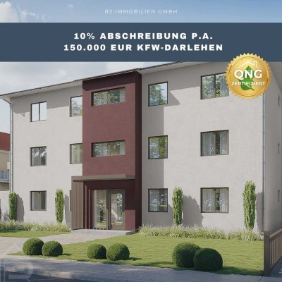 Neubau 5-Zimmer // EH40-QNG-Wohnung 05 // Kaufpreis: 4.000 €/m² - Doppelte AfA