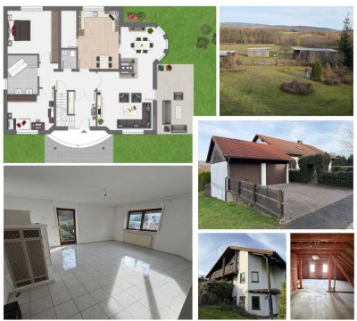 Bezugsfreies EFH in Randlage von Weidenberg - Fernblick