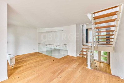 Nähe Philosophenweg, Neuenheimer Marktplatz & Neckar - Architektonisch ansprechende 6 Zimmer Wohnung