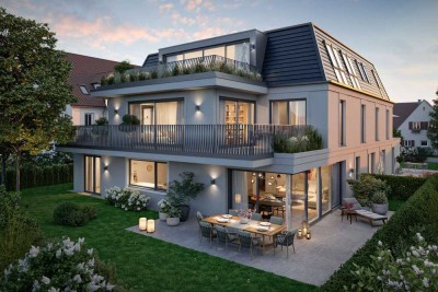 Neubau: Familienfreundliche 4-Zimmer-Gartenwohnung mit edler Ausstattung und großem Privatgarten