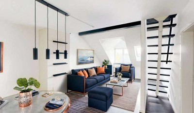 Charmante 2-Zimmer-Dachgeschosswohnung mit Wohlfühlambiente