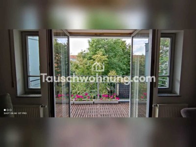 Tauschwohnung: Tauschwohnung 2-Zi. gegen 3-4 Zimmer mit Balkon im Striesen