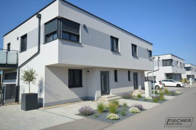 Moderne DOPPELHAUS-HÄLFTEN im Alleineigentum mit Keller in ziegelmassiv Bauweise