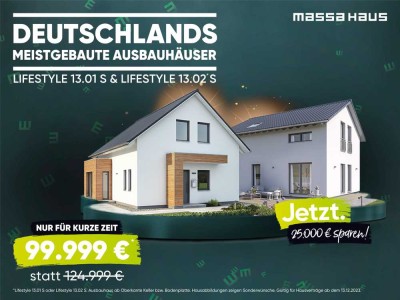 Unschlagbarer Preis! Eigenheim statt Miete - Jetzt reduziert! massa haus!