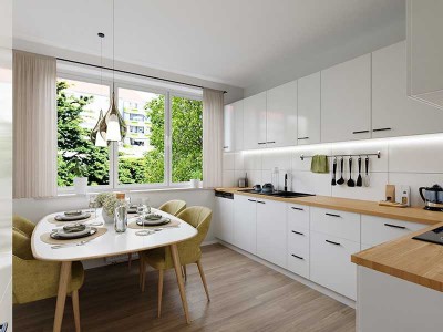 Typ 2 C | Mehr Raum zum Wohlfühlen - großzügige 2-Zimmer-Wohnung mit Komfortbad und Balkon