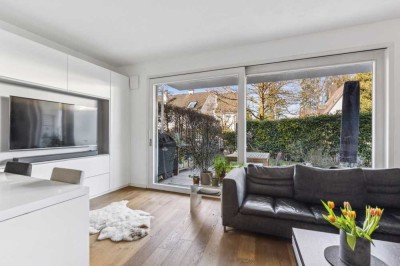 Solide Kapitalanlage / Vermietete Gartenwohnung in Bestlage Solln / 2 TG-Stellplätze im KP enthalten