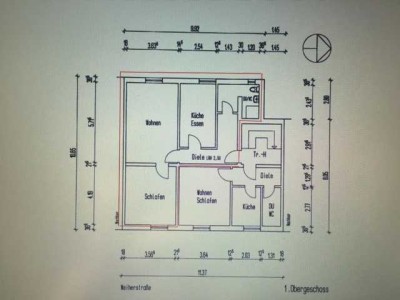 Schöne, helle 2-Zimmer-Wohnung in ruhiger Straße