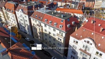 Altbau mit Ausblick im Lehenviertel