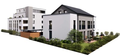 NEUBAU-ERSTBEZUG! DHH zur Miete mit Carport, drei Terrassen und Garten in Graben-Neudorf