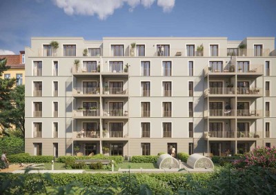 Neubauprojekt im Pankower Florakiez: 2-Zimmer Gartenwohnung
