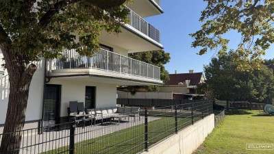 „Modernes Wohnerlebnis mit Stil – Gartenwohnung mit außergewöhnlicher Küche und luxuriösem Bad“ | ZELLMANN IMMOBILIEN