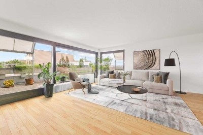 +++ Penthousetraum mit Dachterrasse, Kamin und Wohlfühlambiente +++