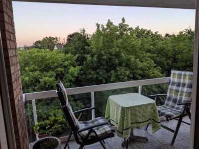 Wohnung mit 2 Sonnenbalkonen und Grünblick in ruhiger zentraler Lage