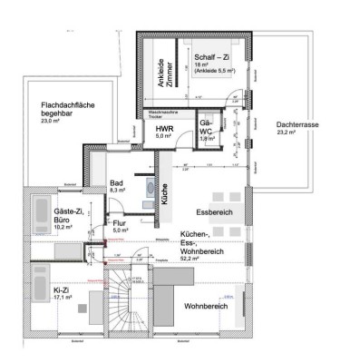 Traumhafte Neubau Dachgeschosswohnung mit großzügiger Dachterrasse in Bendorf-Sayn