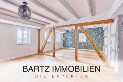 Herzstück: Schicke 3-Zimmer-Wohnung im modernisierten Fachwerkhaus