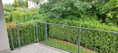 Die Sonne auf den Balkon