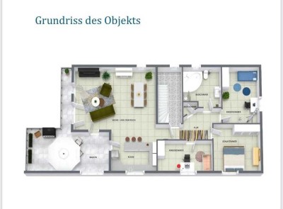 Lichtdurchflutete 4-Zimmerwohnung mit großem Südbalkon