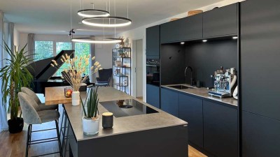 Exklusive Lage direkt am Lech! 3-4-Zimmer-Gartenwohnung mit viel Platz