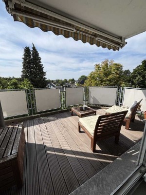 Lichtdurchflutete 3-Zimmer-Wohnung mit großem Balkon & Blick ins Grüne – zentral in Haan!