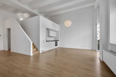 LOFT-Wohnung mit Balkon & Garten I ca. 4,50m Raumhöhe I Galerie I bezugsfrei