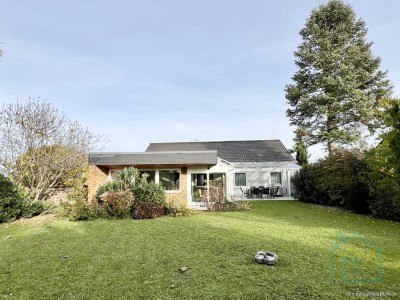 Zu vermieten: Bungalow mit großem Garten, Wintergarten & vielseitigem Untergeschoss