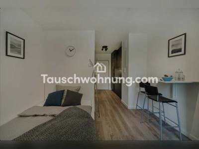 Tauschwohnung: Tausche möbl. 1 Z-Wohnung im Neubau 2.OG in Wedding für 2 ZW