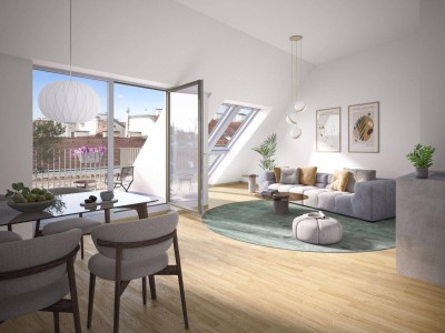 Nachhaltiges Wohnen beim Yppenplatz - Moderne 2-Zimmer-Wohnung mit Loggia