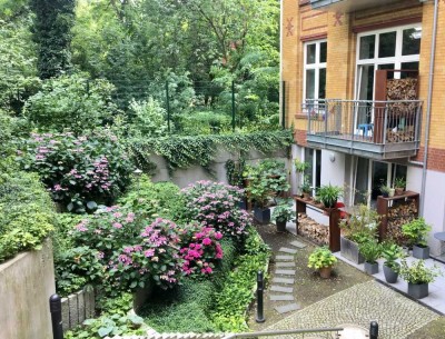 Maisonette mit Terrasse und Gartennutzung mitten im Kiez!