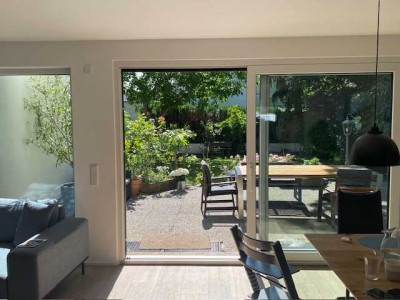Helle Wohnung mit großem Garten in zentraler Lage (befristet)