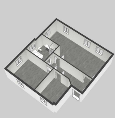 Renovierte 3 Raum-Souterrainwohnung - ca. 85,00 m², FBH, Keller, Stellplatz