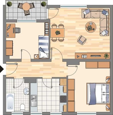 3-Zimmer-Wohnung in Dortmund Bövinghausen